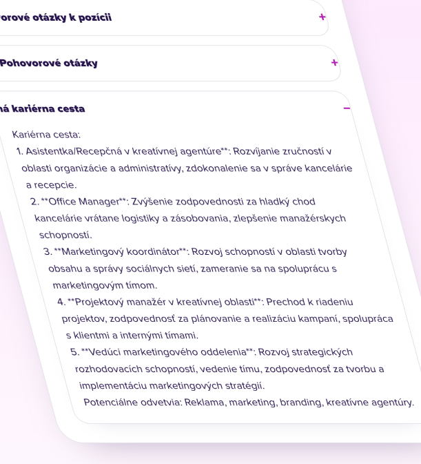 Návrh kariérnej cesty